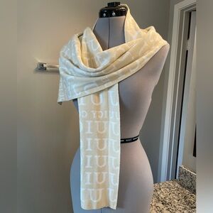 Juicy Couture logo print scarf